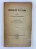 Stirner et Nietzsche. Th&egrave;se pr&eacute;sent&eacute;e &agrave; la Facult&eacute; des Lettres de l'Universit&eacute; De Paris. Albert LEVY