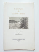 L'itinéraire de Robert Chemin. Exemplaire comportant une gravure originale signée de R. Chemin 1/28 par Propos recueillis par Frédéric Dutertre - Image 1