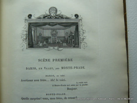L'aventurière. Comédie en quatre actes en vers.. Emile Augier. Compositions de Guillaume Dubufe.