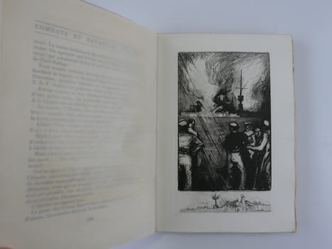 Combats et batailles sur mer. (Septembre 1914-Décembre 1914). Eaux-fortes de Ch. Fouqueray.. C. Farrère et P. Chack.