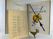 Etablissements Nicolas - Sous le signe de Don Quichotte // Sous le signe du chevalier à la triste figure (couv.). Liste des grands vins 1953 par Illustrations de Léo Gischia, ornements d'Alfred Latour. - Image 2