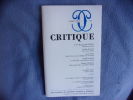 Critique n° 454. Collectif