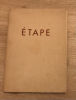 Étape (Édition originale). Pierre Barré