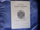 Cahiers Saint-Simon. Collectif