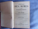 Dictionnaire des rimes. Quitard