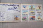 Album N° 3 édité par la chocolaterie-confisereie CANTALOUP Catala à Perpignan: Histoire de l'aviation. Le tour du monde en avion. Bateaux. Fleurs. ...