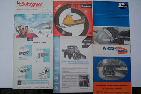 CHASSE-NEIGE, AUTO-NEIGE: Notice TURBO-ASPIRATRICE ROLBA TA33 équipée de trompes système BERTIN. SNOWBLAST Highspeed Rotary Model R-2200A. LARVEN ...