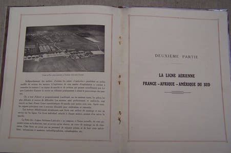 La ligne aérienne France-Afrique-Amérique du Sud. Première partie: Le réseau Aérien France-Maroc-Algérie. Deuxième partie: La ligne Aérienne France-Afrique-Amérique du Sud.
