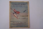 The SCHNEIDER TROPHY CONTEST Sept 6th & 7th 1929.
Official Souvenir Programme, The ROYAL AERO CLUB.. 