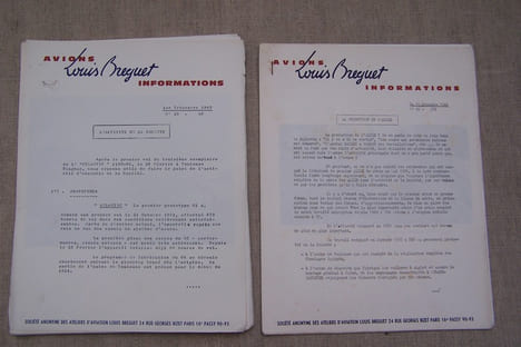 Louis BREGUET: Assemblée générale de la Société Anonyme des Ateliers d'Aviation Louis Breguet Exercice 1962. Suspension aérodynamique du véhicule ...