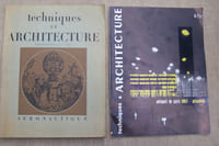 Techniques et ARCHITECTURE: Aéroports, Aérodromes, Hangars, Aéroport de Paris ORLY. N° 9-12 de 1947, N° 6 (Septembre 1961).