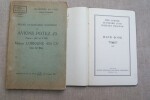 NOTICES AVIONS: POTEZ25 1933 (planches II2 et XI3 usagées avec manque de papier et déchirure, voir photos). CURTISS JN4-B, 1917. NIEUPORT-DELAGE Type ...