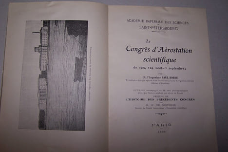 Le Congrès d'Aérostation scientifique de 1904 (29 Août - 3 Septembre). Précédé de L'histoire des précédents Congrès par W. de FONVIELLE.. BORDE Paul