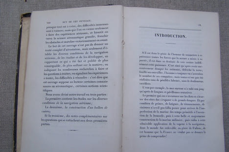 AEROSTATION: Edmond MAREY-MONGE: Etudes sur l'aérostation, Bachelier, 1847: Contient les planches I, II, III, V, VI, VII, IX. Manquent les planches ...