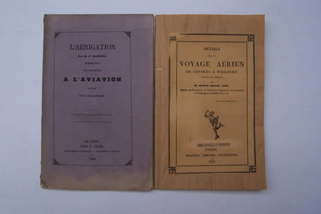 PLAQUETTES AEROSTATION: MONCK MASON, Fils: Détails sur le voyage aérien de Londres à Weilburg (Duché de Nassau), Delaunay, 1837, In-12, 64pp. SANSON ...