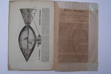 PLAQUETTES AEROSTATION: MONCK MASON, Fils: Détails sur le voyage aérien de Londres à Weilburg (Duché de Nassau), Delaunay, 1837, In-12, 64pp. SANSON ...