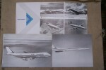 AIR FRANCE: Appareils exploités par la Compagnie Air France 8 planches de reproductions photographiques. ECHOS TRANSPORT N°9 Juillet/Août 1980. ...