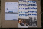 AIR FRANCE: Appareils exploités par la Compagnie Air France 8 planches de reproductions photographiques. ECHOS TRANSPORT N°9 Juillet/Août 1980. ...