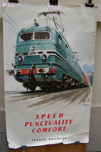 French Railways SPEED PUNCTUALITY COMFORT. BRENET Albert