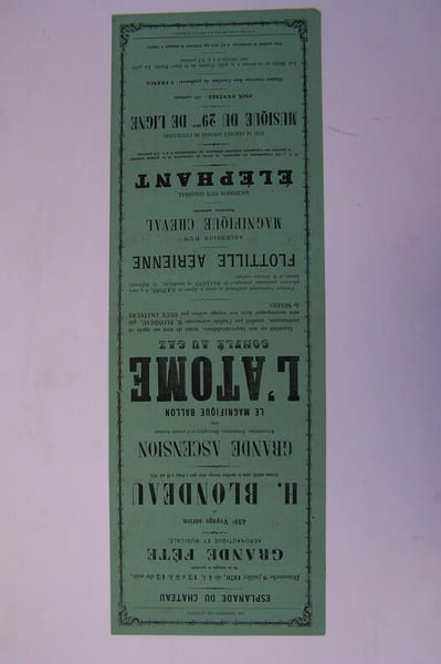 Grande ascension A&eacute;rosstatique, Scientifique, Descriptive et &agrave; grande hauteur avec le magnifique ballon L'ATOME gonfl&eacute; au gaz, conduit par l'habile ...