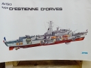 Deux affiches DTCN batiment naval: Chasseur de mines type Circ&eacute;. Aviso type d'Estienne d'Orves.. 