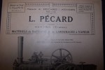 Matériel de battages et de labourages à vapeur L. PECARD à Nevers. . 