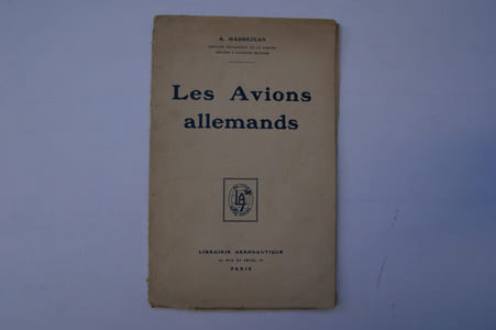 Les avions allemands.