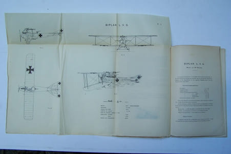 Les avions allemands.