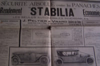 STABILIA Les seules automobiles inversables. J. Peltier & Vrard à Asnières-sur-Seine.