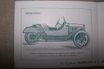 Cyclecar Darmont: The MORGAN RUNABOUT patented Licence Française construit par R. DARMONT. (vers 1920).Usine: 27 rue Jules-Ferry à Courbevoie.. 
