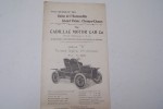 The CADILLAC MOTOR CAR Co au Salon de l'Automobile du Grand-Palais, 1905. M. Rudeaux, garage Victor-Hugo à Paris. Modèle E voiture légère 10 ...