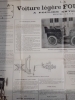 La Voiture l&eacute;g&egrave;re FOUILLARON &agrave; poulies extensiblesL G. Fouillaron constructeur &agrave; LEVALLOIS-PERRET, 1902.. 