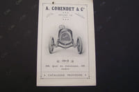 Voiturettes et camionnettes A. COHENDET,(1913). 166 Quai de Jemmapes, Paris.