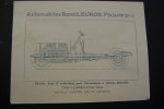 Automobiles René LEGROS, Fécamp. Chassis types E et F. (1906).. 