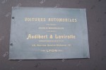 Voitures Automobiles AUDIBERT & LAVIROTTE 1896.  Ateliers de Monplaisir-Les-Lyon. Duc, Victoria, Vis-à-Vis, Cars-Ripert, Buffalo, Fourgon de ...
