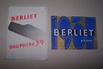 BERLIET (Usines à Vénissieux): Les nouvelles Dauphine 9, Dauphine 11. Dauphine 39. 