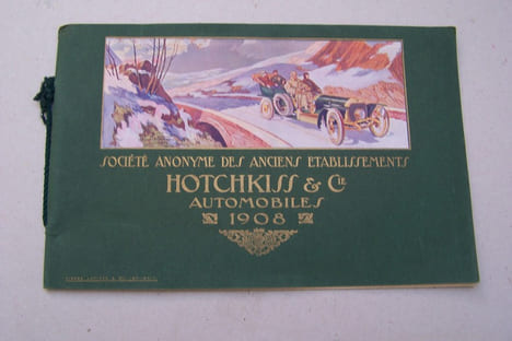 Société Anonyme des Anciens Etablissements HOTCHKISS & Cie. Usine à Saint-Denis. Janvier 1908. Description du chassis léger 16/20 HP. Le Tour de ...