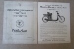 MONET & GOYON Ingénieurs-constructeurs, rue du Pavillon à Macon (Saône et Loire): Manufacture Maconnaise de tricycles & voiturettes (1920). MOTO ...