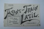 AVANT-TRAIN LATIL 1905. 9 rue Neuve de Villiers, Levallois-Perret.. 