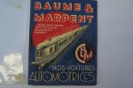 Automotrices BAUME & MARPENT. Essieux & bandages, voitures, wagons, tenders, ponts & charpentes, aciers moulés. . 