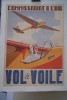 Affiche: COMMISSARIAT A L'AIR VOL A VOILE.. GROSJEAN P.H.