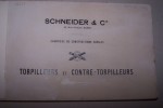 SCHNEIDER & Cie, Chantiers de constructions navales: Torpilleurs et contre-torpilleurs.. 