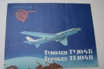 Présentation du Tupolev TU-104B. 