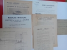 DOCUMENTS TECHNIQUES AEROPLANES: Montage du BLOCTUBE (Boulogne-sur-Seine) sur appareil VOISIN, Brevet R. TAMPIER. Construction d'appareils aériens E. ...