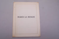 Marin La Meslee.