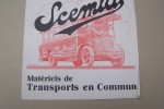 SCEMIA: Matériels de transport en commun Autobus et cars, tramways, automotrices à essence.. 