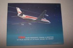 TWA vous présente l'avion à réaction le plus rapide et le plus grand du monde: L'incomparable TWA BOEING 707 INTERCONTINENTAL.. 