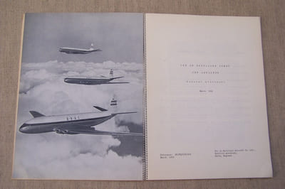 The DE HAVILLAND COMET Jet Airliner. Genral Statement. March 1952.
