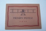 Ateliers d'Aviation et de Carrosserie Automobile Henry Potez à Aubervilliers: Aeroplanes HENRY POTEZ 1920. Types S.E.A. IV-C.2, S.E.A. IV-P.M., S.E.A. ...