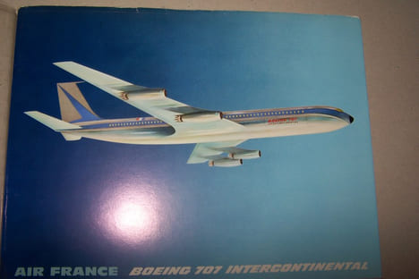 AIR FRANCE BOEING 707 INTERCONTINENTAL. undefined